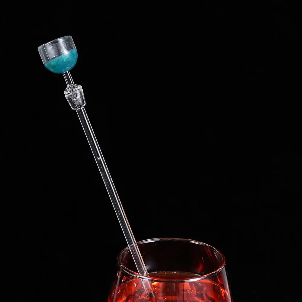 10Pcs/Set Acrylic Drink Stirrers Kitchen Party Restaurant Tool Juice Bar Cocktail Drink Mixer Swizzle Stick Wine Agitators