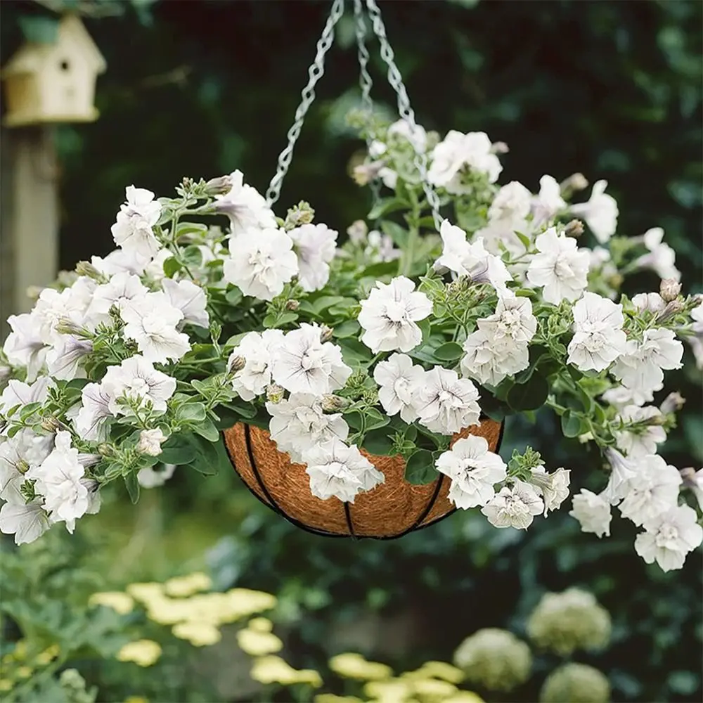 8/10/12/14/16/18 Inch Hanging Basket Liner Round Coconut Liners for Planters 100% Natural Coco Basket Replacement Liner Outdoor