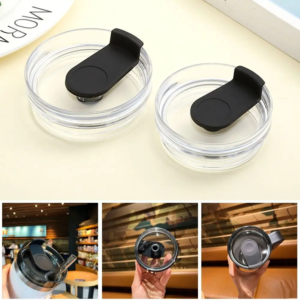 Sealing Bottle Cover for 20oz/30oz Splash Spill Proof Plain Plastic Replacement Lids for Tyeso/Stanley Tumber Cup Cap Multicolor