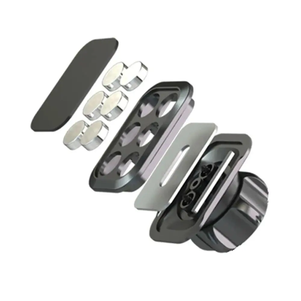 Universal Magnetic Car Mobile Phone Holder Accessories Strong Magnet Car Cellphone Bracket for 17mm Ball Head Base Mount
