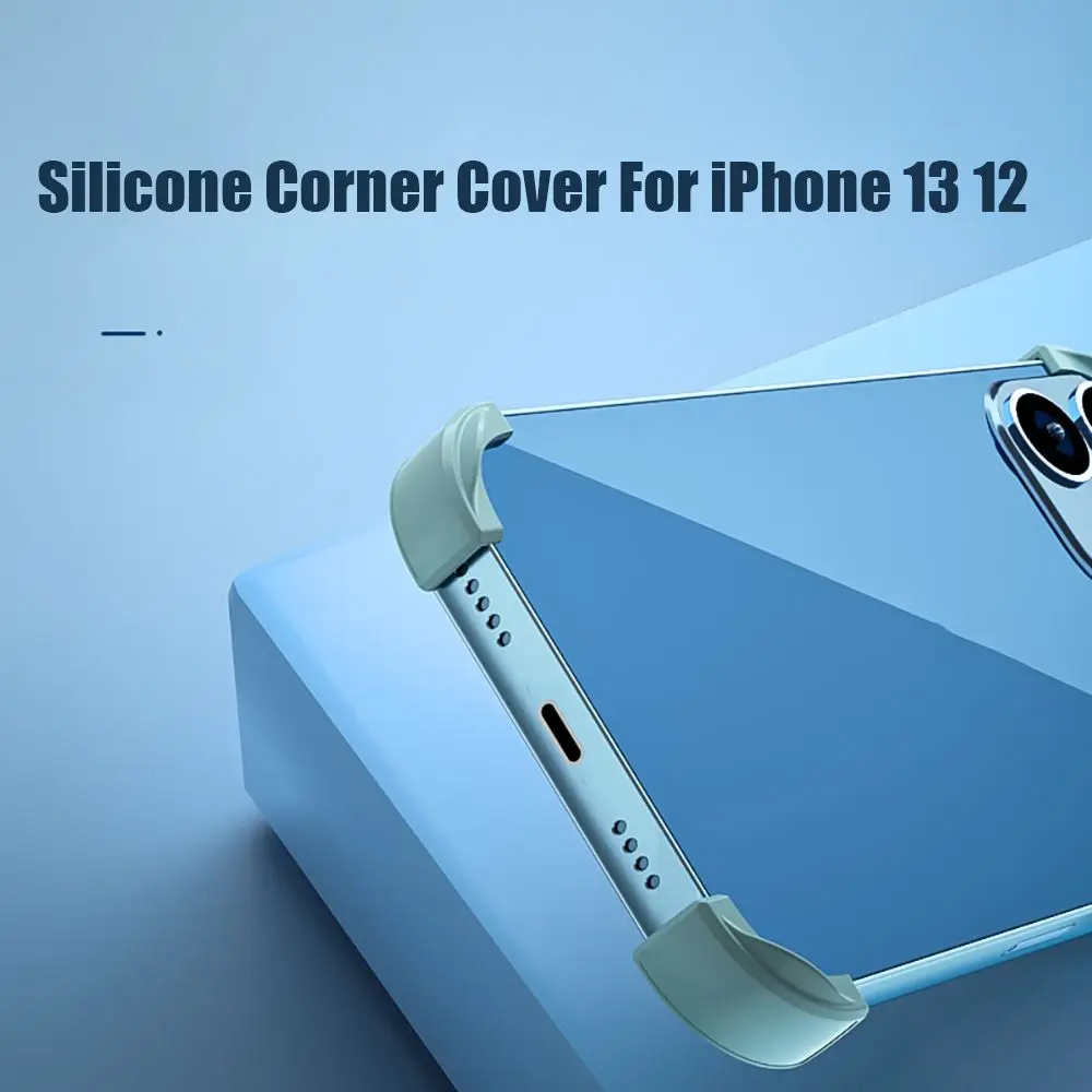 4 Pcs Silicone anti falling corner guard cover For iPhone 13 12 ProMax Protective Cover