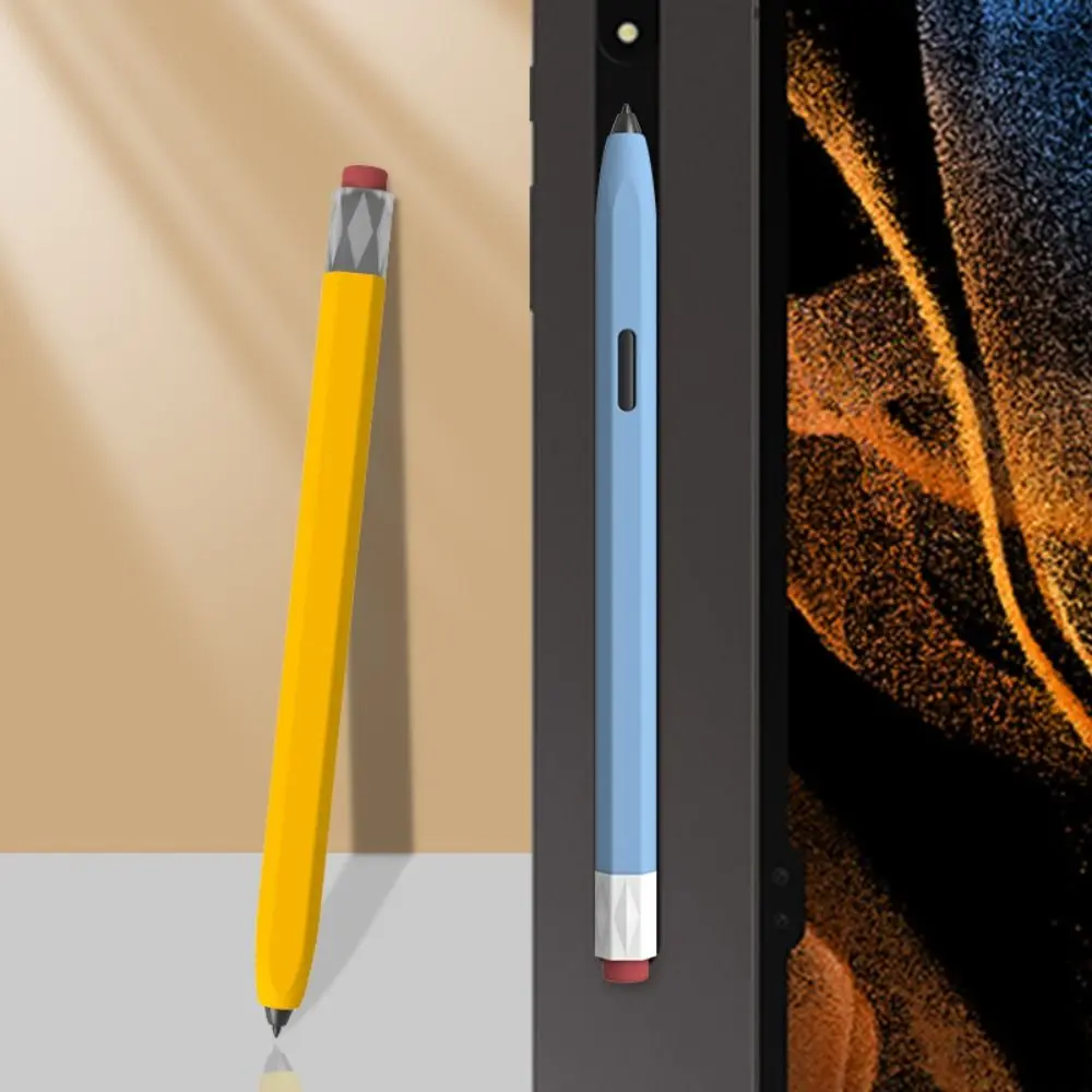 Pen Case for Samsung Galaxy Tab S Pen for Samsung Tab S7 S8 S9 Liquid Silicone Stylus Pencil Cover