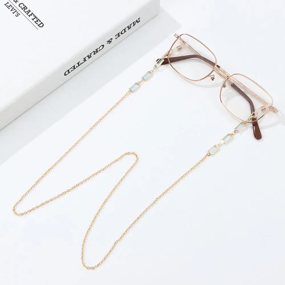 Crystal Beaded Glasses Chains Metal Sunglasses Lanyards Anti-lost Eyeglasses Strap Cord Holder Fashion Eyewear Accessories