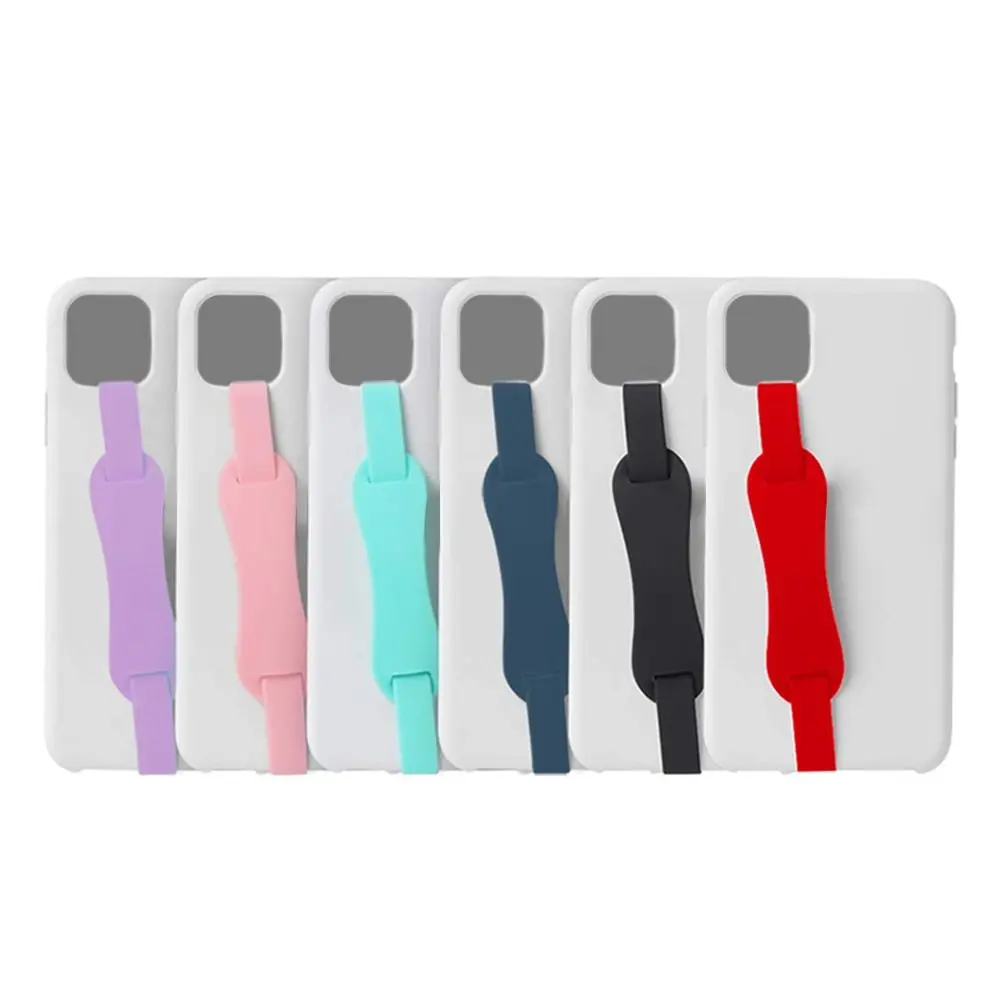 Phone Straps Wristband Hand Band Silicone Grip Phone Hand Finger Ring Holder Strap Ropes For Samsung /iPhone /Huawei For Xiaomi