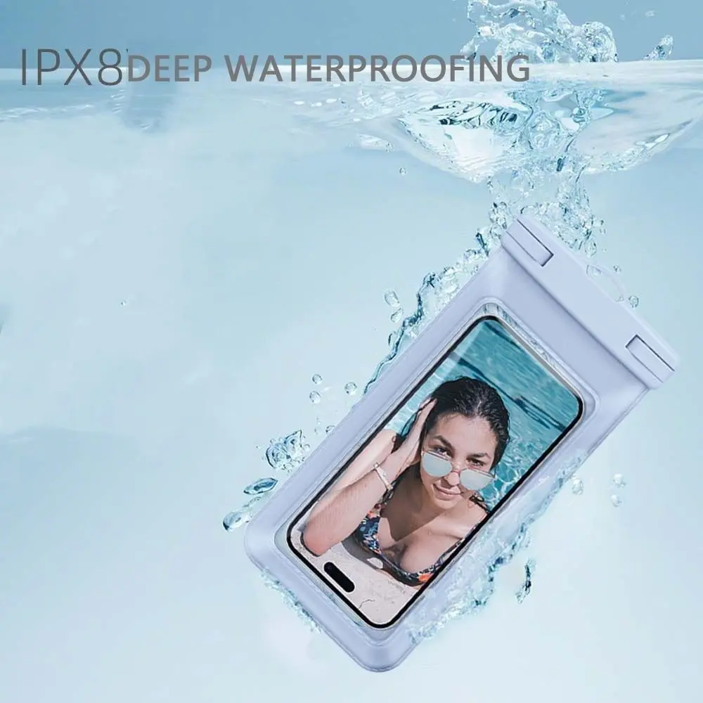 Waterproof Phone Case For iphone 11 12 13 14 Pro Max Samsung IPX8 30m Waterproof PVC Swimming Bag Mobile Phone Protective Cover
