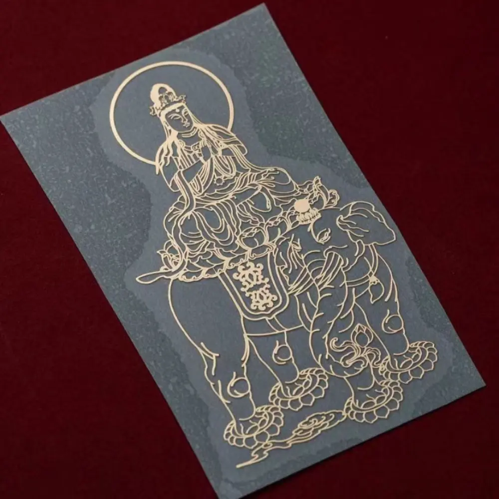 Chinese Zodiac Sticker Buddhist Buddha Mobile Phone Sticker Phone Case Stickers Metal Sticker Gift