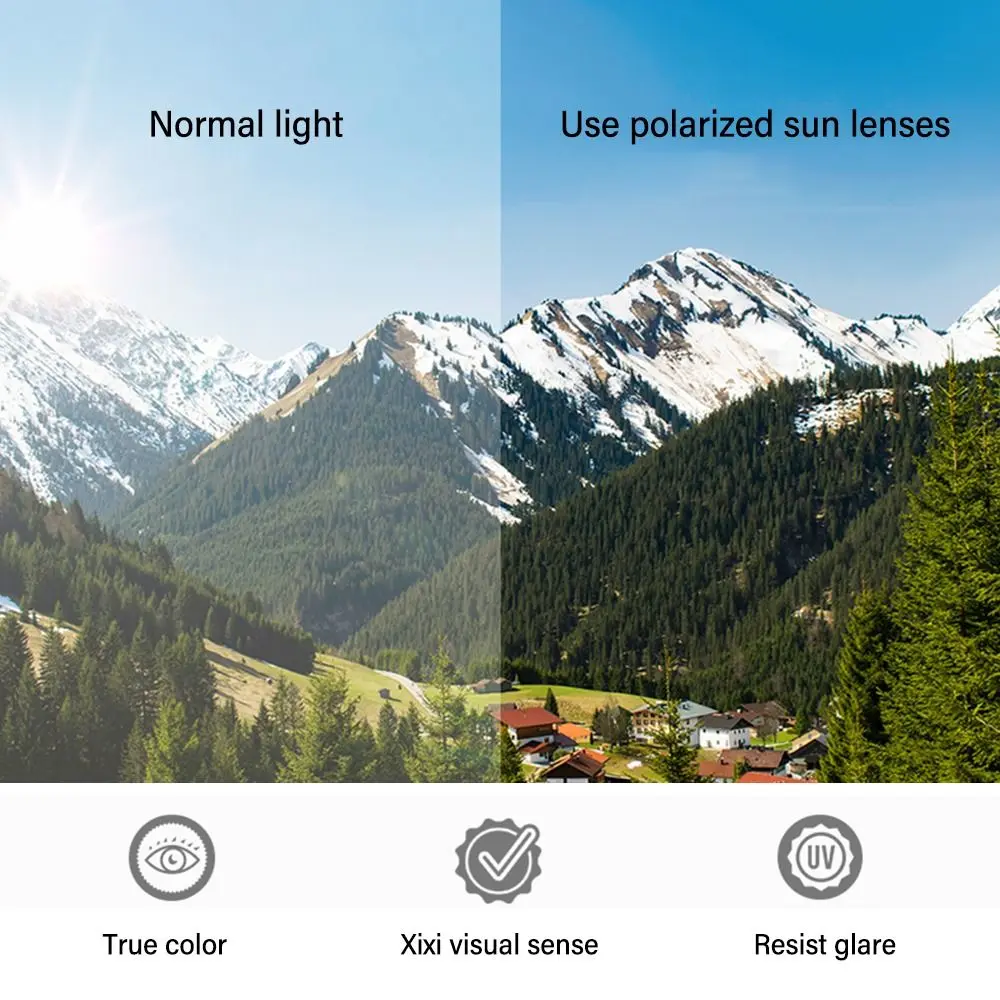 Polarized Fit Over Glasses Sunglasses for Women Men, Trendy Square Wrap Around Shades for Driving Riding, UV Protection