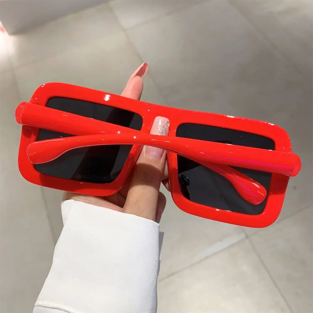 Oversized Square Sunglasses for Women Men Trendy Punk Big Thick Frame Sun Glasses Fashion Lady Shades UV400 Protection Eyewear