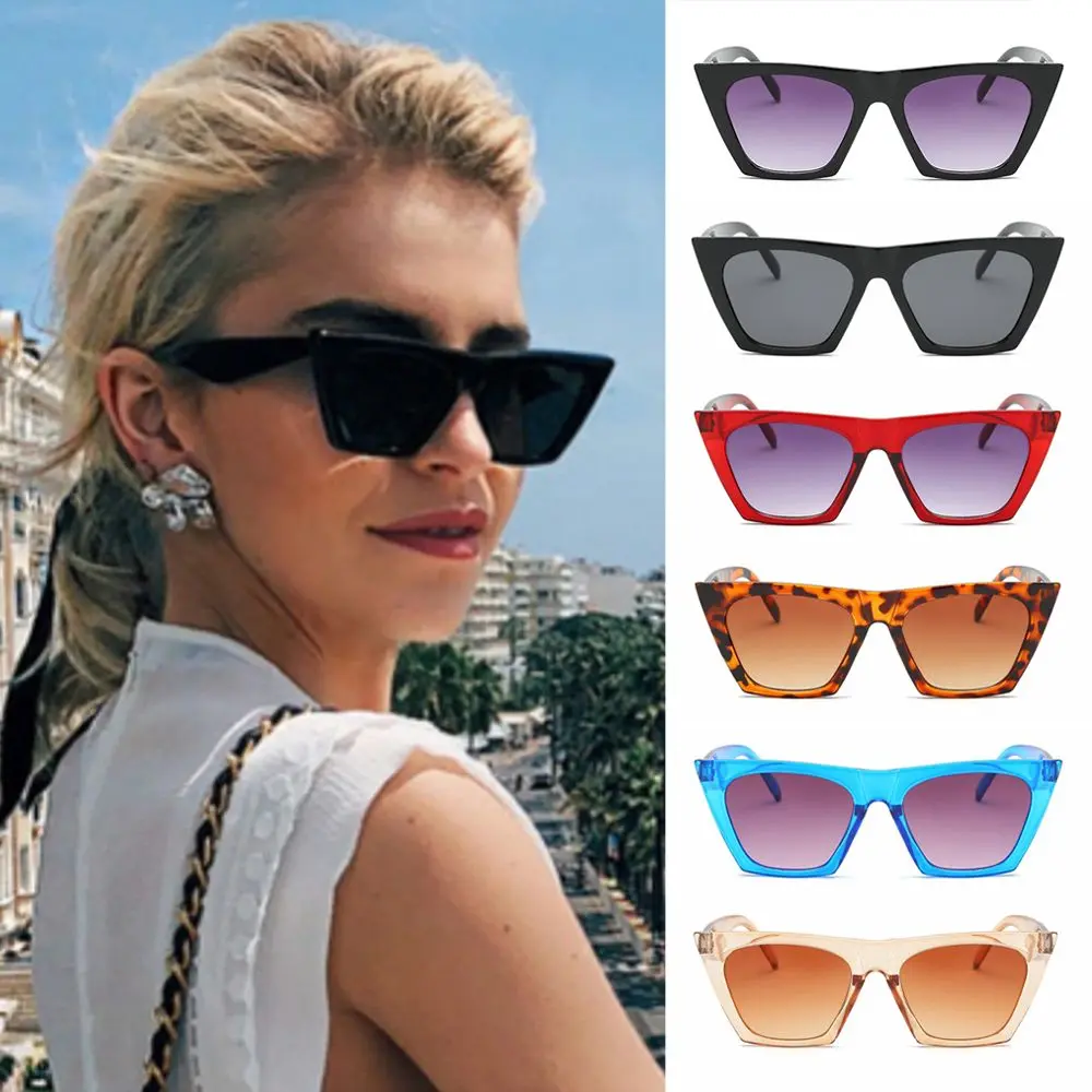Square Sunglasses for Women Fashion Trendy Style Sun Glasses Vintage Shades Goggles UV400 Pprotection Summer Streetwear Eyewear