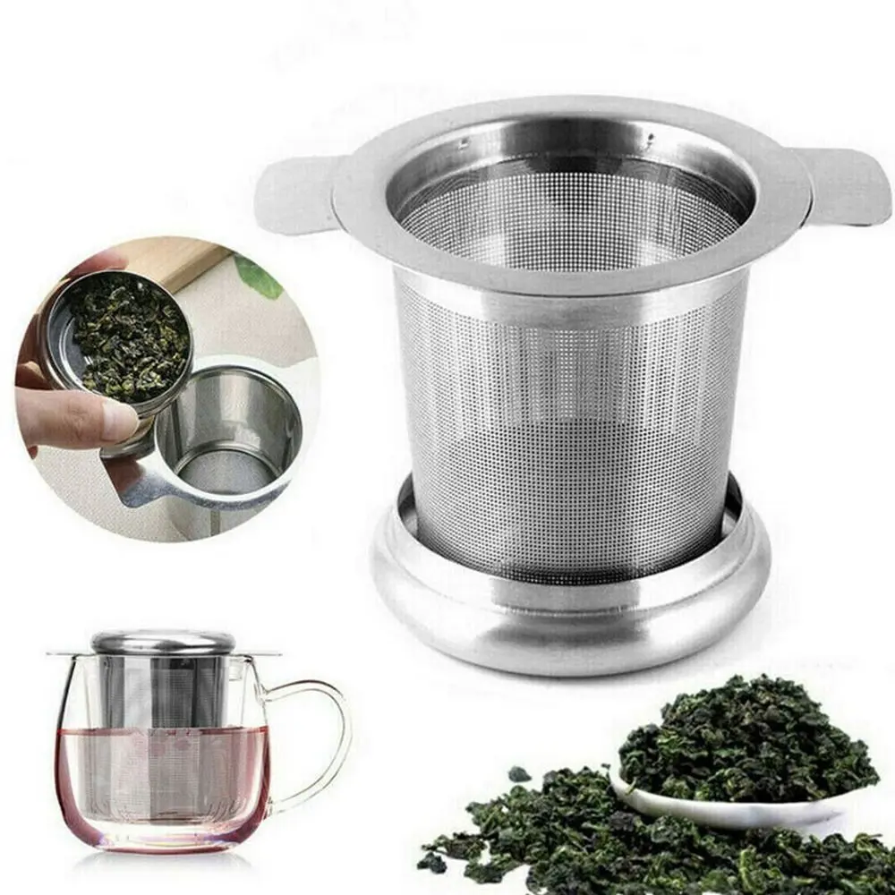 Stainless Steel Mesh Tea Infuser Reusable Strainer Loose Tea Leaf Spice Filter