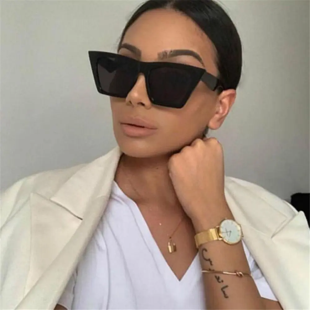 Square Sunglasses for Women Fashion Trendy Style Sun Glasses Vintage Shades Goggles UV400 Pprotection Summer Streetwear Eyewear