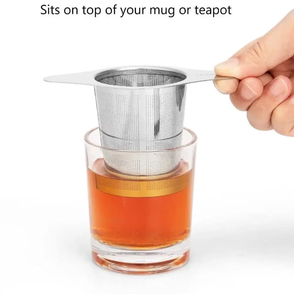 Stainless Steel Mesh Tea Infuser Reusable Strainer Loose Tea Leaf Spice Filter