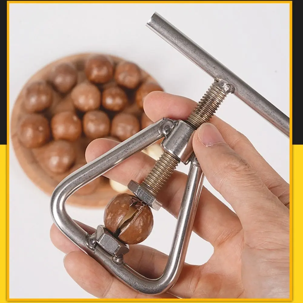 Manual Nut Opener Nut Cracker Machine Nut Sheller Tool Macadamia Opening