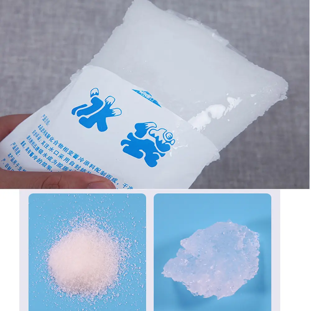 1PC Reusable Ice Pack Water Injection Gel Dry Cooler Bag Icing Bags Cold Compress Refrigerate Food Keep Bags Ice Cream Tools