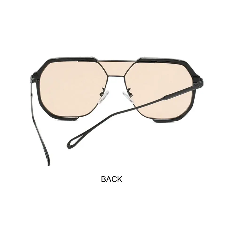 Trendy Polygonal Punk Sunglasses Oversized Goggle Advanced Sense One Piece Large Frame Sun Glasses New Steampunk Eyewear UV400