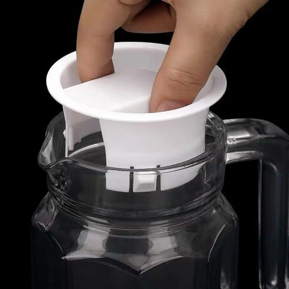 Anti Dust Non Splash Bottle Plugs Leak Proof Caps for Bistro Pitcher Lids Glass Water Carafe Plastic Covers Stoppers