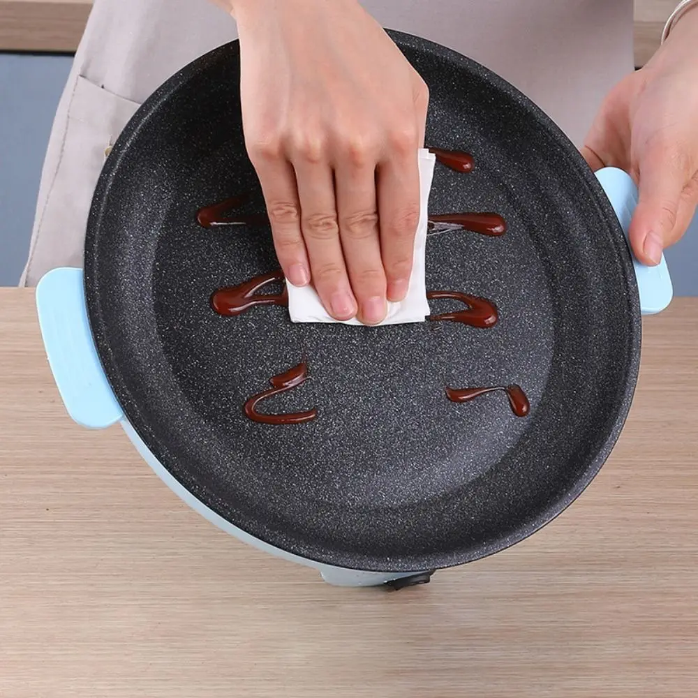 Multifunctional Electric Skillet Non-stick Frying Pan 1-2 Person Portable Small Pot Large Firepower High-capacity