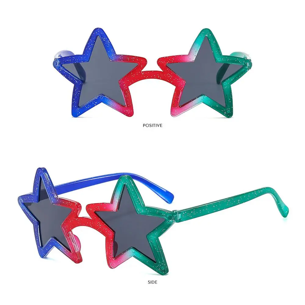 Unique Star Shape Sunglasses for Women Shining Sun Glasses Vintage Pentagram Glasses for Summer Beach Party Favors