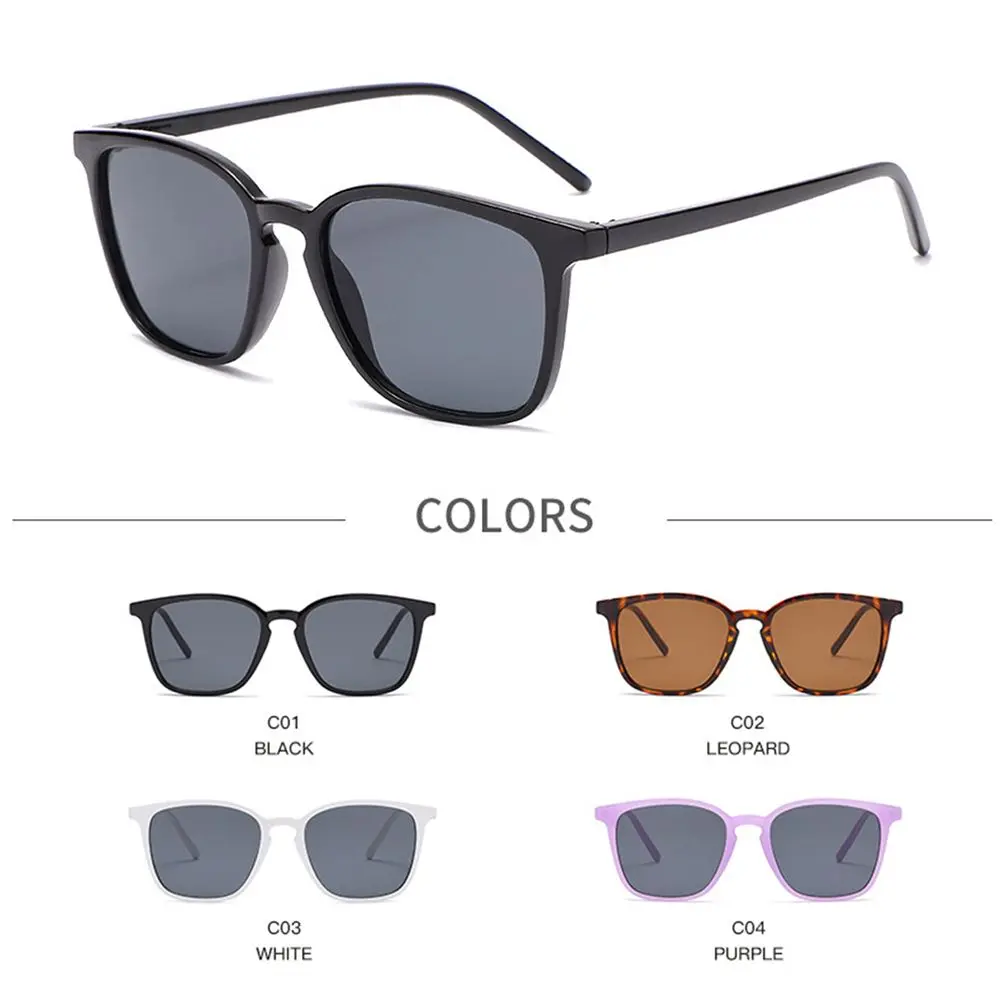 Simple Retro Sunglasses for Women/Men Trend Square Sun Glasses High Quality Sunglasses Summer Eyewear UV400