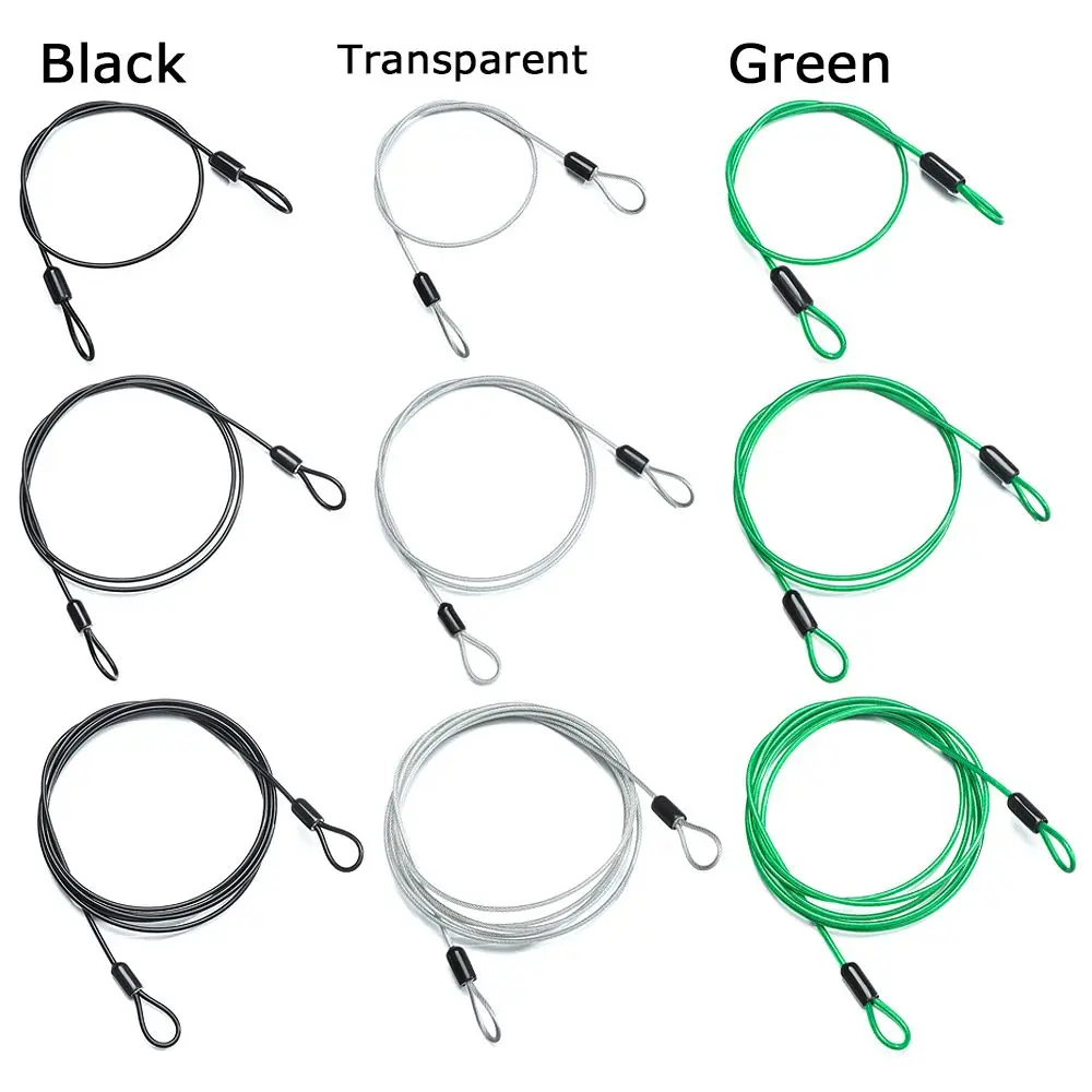 0.5/1/2Meters Bicycle Accessories Bicycle Lock Wire Cycling Strong Steel Cable Lock MTB Road Bike Lock Rope Anti-theft Safety