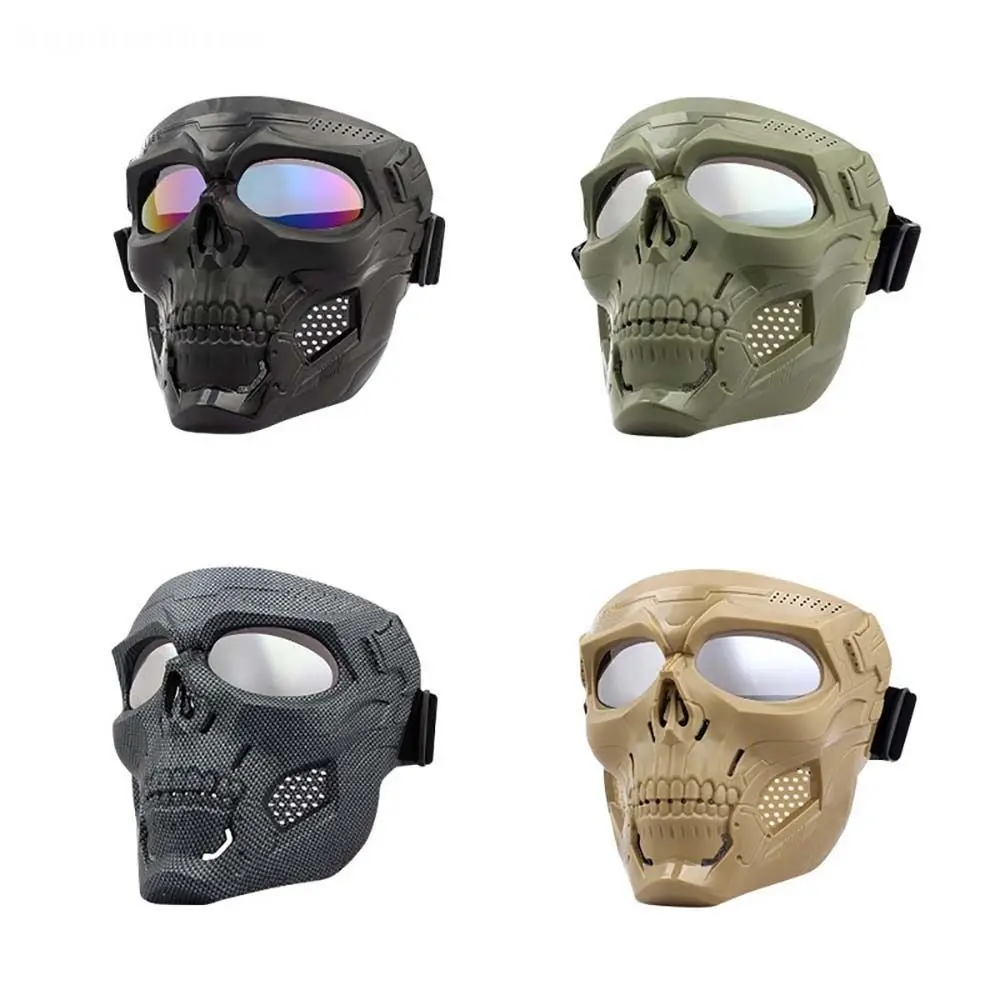 1Pcs Racing Helmet Cycling Goggles Protective Glasses Anti-ultraviolet Skull Motocross Goggles Motorcycle Dust-proof