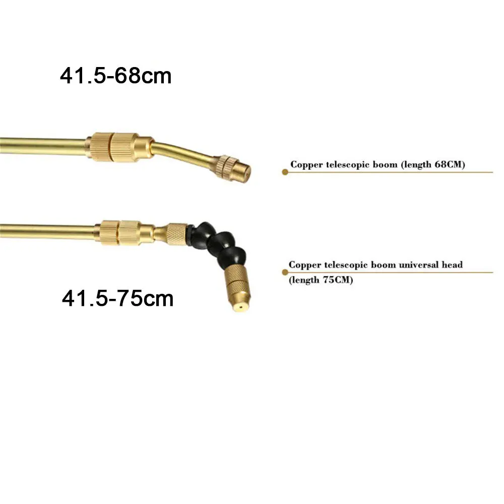 Agricultural Sprayer Nozzle Stretchable Telescopic Rod DIY Length Stainless Steel Telescoping Wand Watering Kits