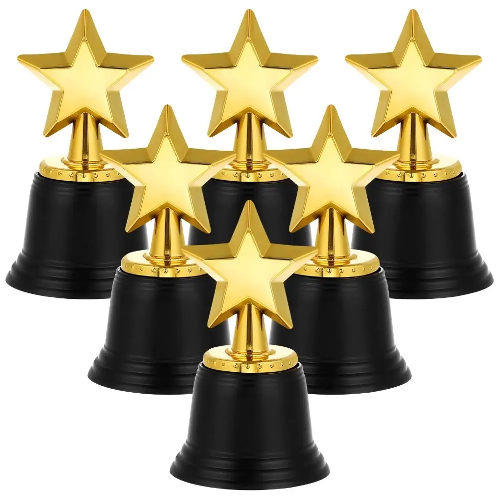 Star Trophy Awards Kids Plastic Model Craft Souvenirs School Rewarding Supply Competition Soccer Winner Award Trophy Toy
