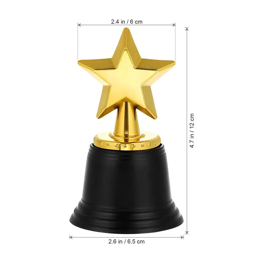Star Trophy Awards Kids Plastic Model Craft Souvenirs School Rewarding Supply Competition Soccer Winner Award Trophy Toy