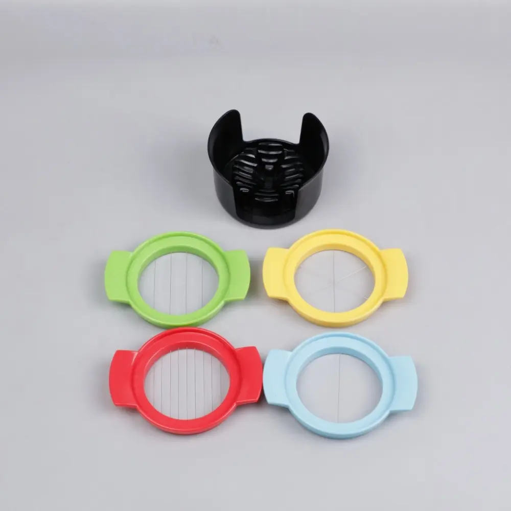 3 In 1 Portable Egg Cutter Stainless Steel Egg Slicer Sectioner Cutter Mold Flower-Shape Luncheon Meat Cutter Kitchen Gadgets