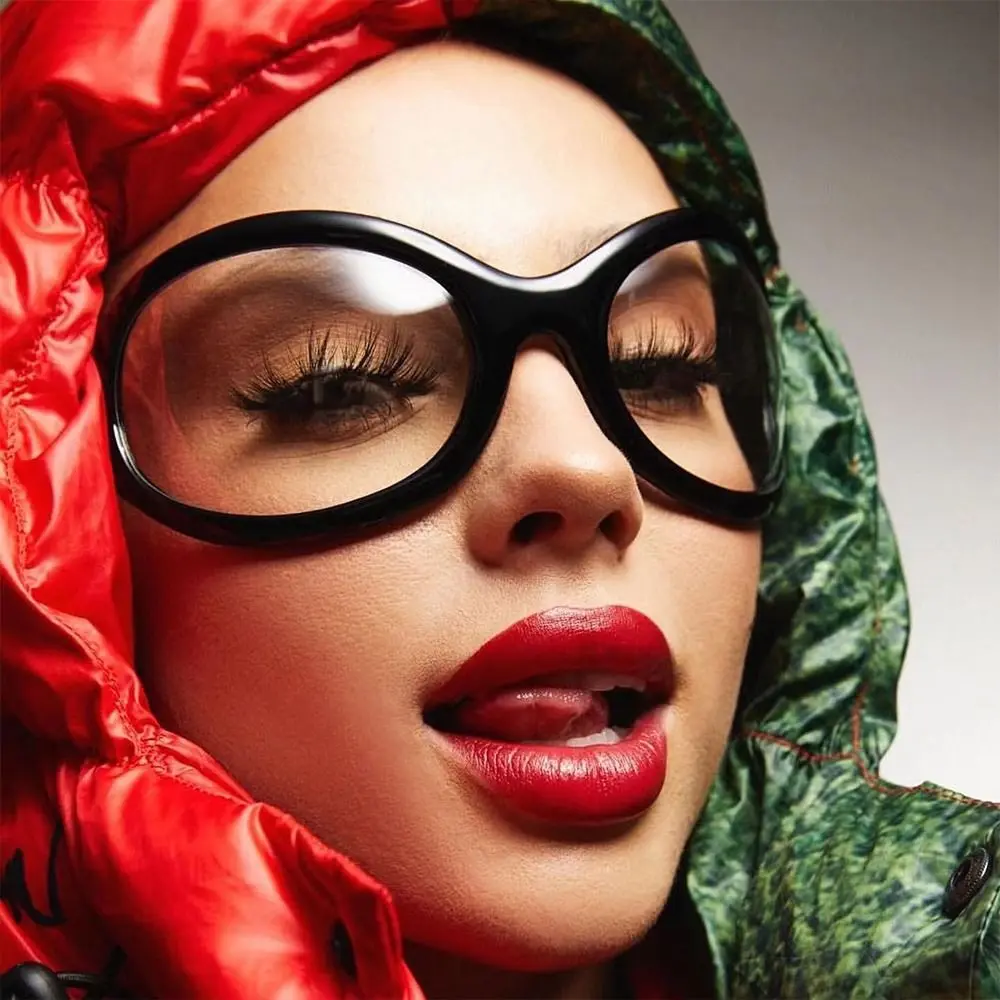 Unique Irregular Hip Hop Oversized Sunglasses for Women & Men, Cool Wrap Around Sports Sun Glasses, Vintage Gothic Y2K Shades