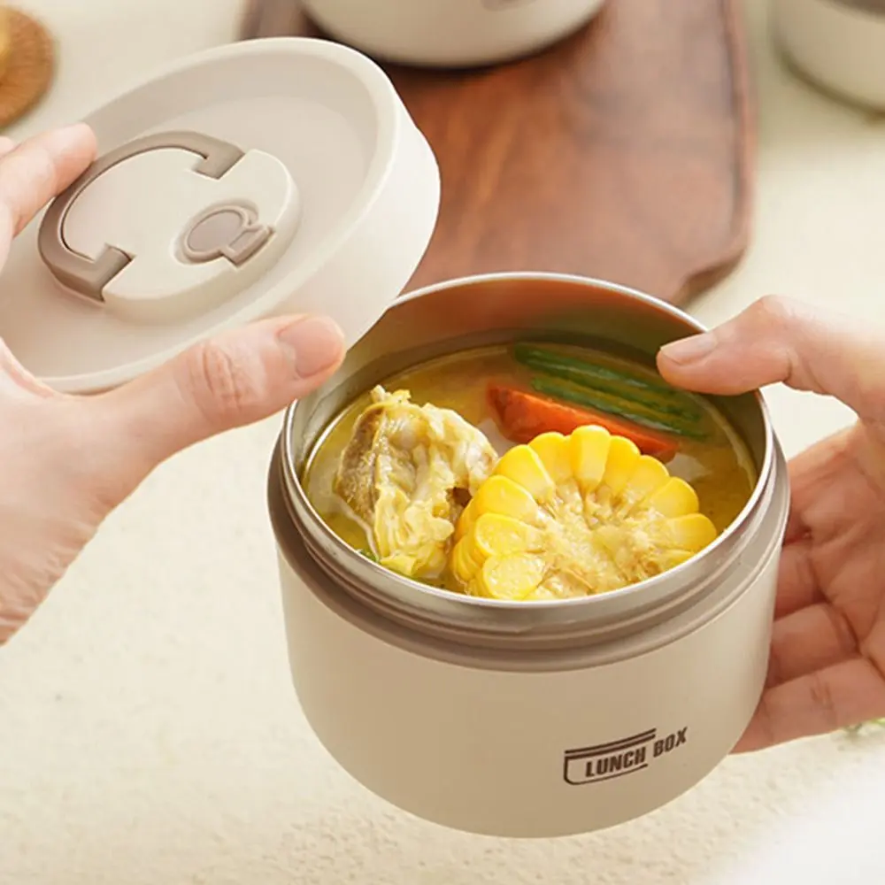 420/620ml Thermal Insulated Lunch Box Food Soup Container Student Adult Portable