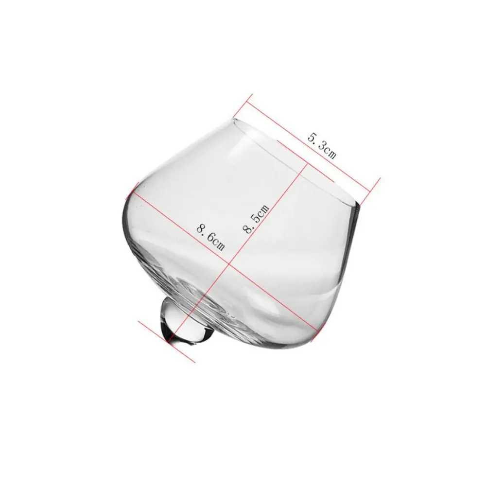 Irregular Whiskey Wine Glass Rotating High Belly Beer Whiskey Brandy Cocktail Drinking Wine Cup Tumbler Down Bar Glass