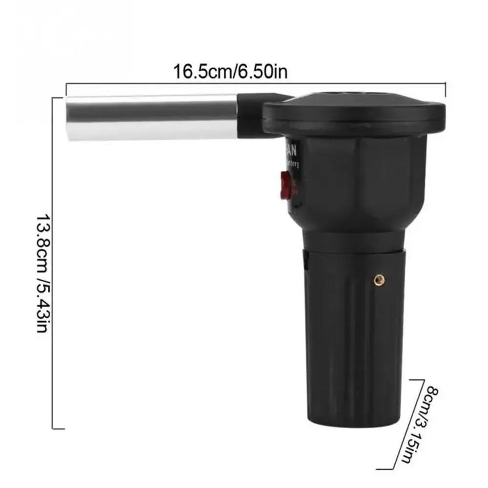 Portable Bellows Fire Handheld Air Blower Electricity Outdoor Camp Tools