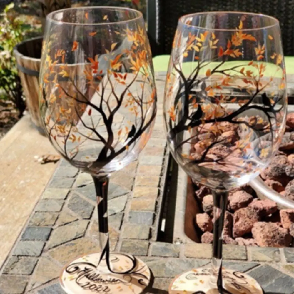 Four Seasons Tree Wine Glasses Seasons Glass Cup