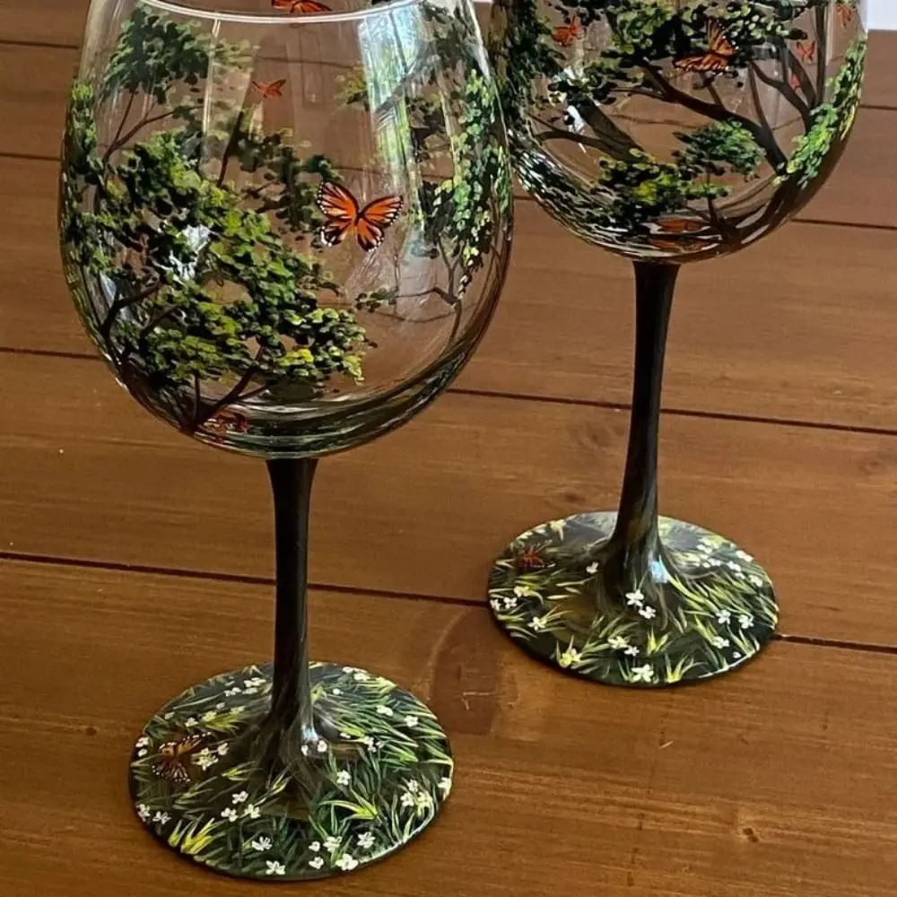 Four Seasons Tree Wine Glasses Seasons Glass Cup