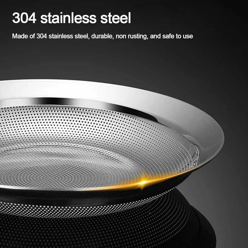 304 Stainless Steel Fat Skimmer Spoon Hot Pot Filter Mesh Percolator Fried Food Net Strainer Grease Foam Removing Kitchen Tool