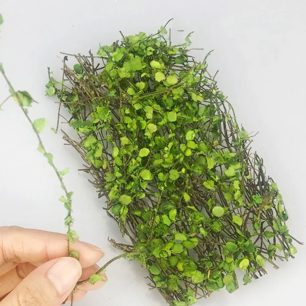 Scene Model Micro Landscape DIY Accessories 1 Box Miniature Plant Creepers Simulation Rattan Leaves Sand Table Vegetation Fairy