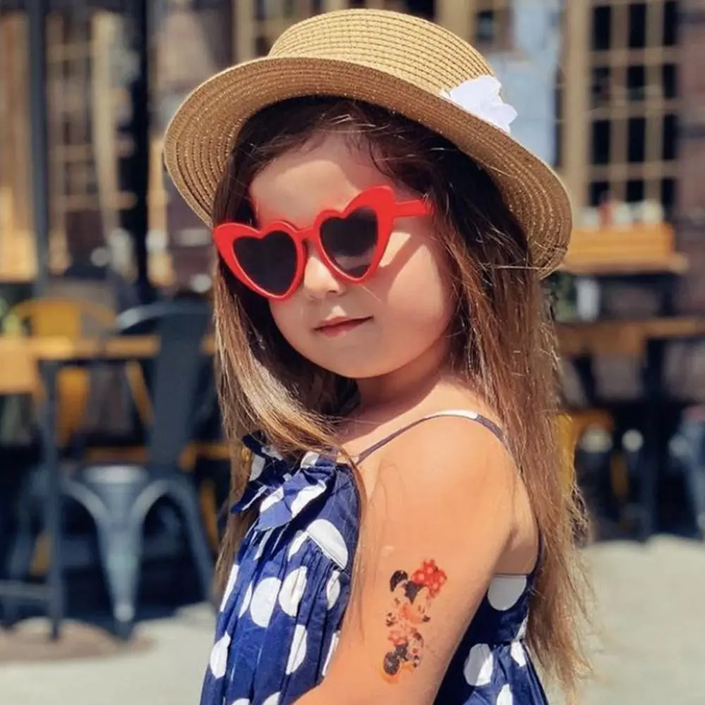 Heart Shaped Kids Sunglasses Lovely Children Sun Glasses Street Shooting Sunglasses Unique Boys Girls Heart Glasses Party