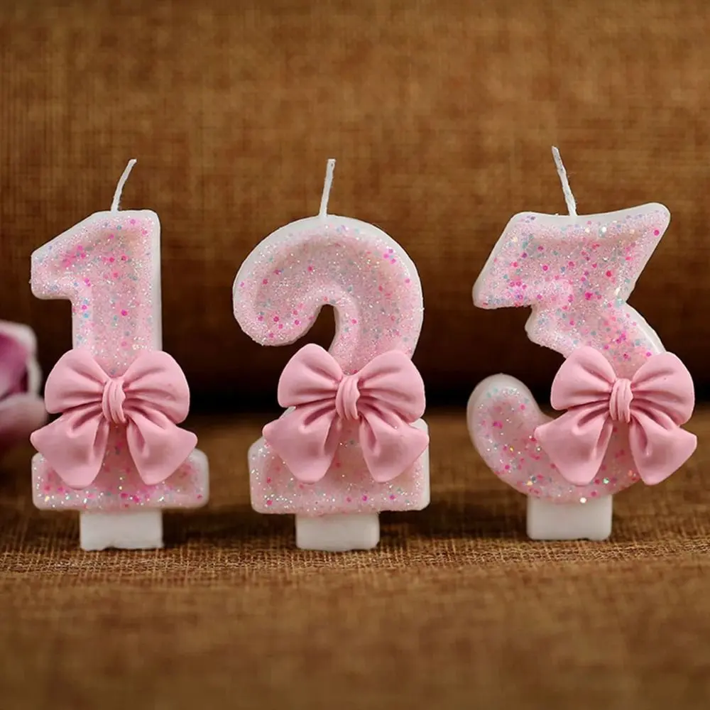 Birthday Candles Extended Big Number Candle Multicolor 3D Design Cake Topper Decoration for Any Celebration