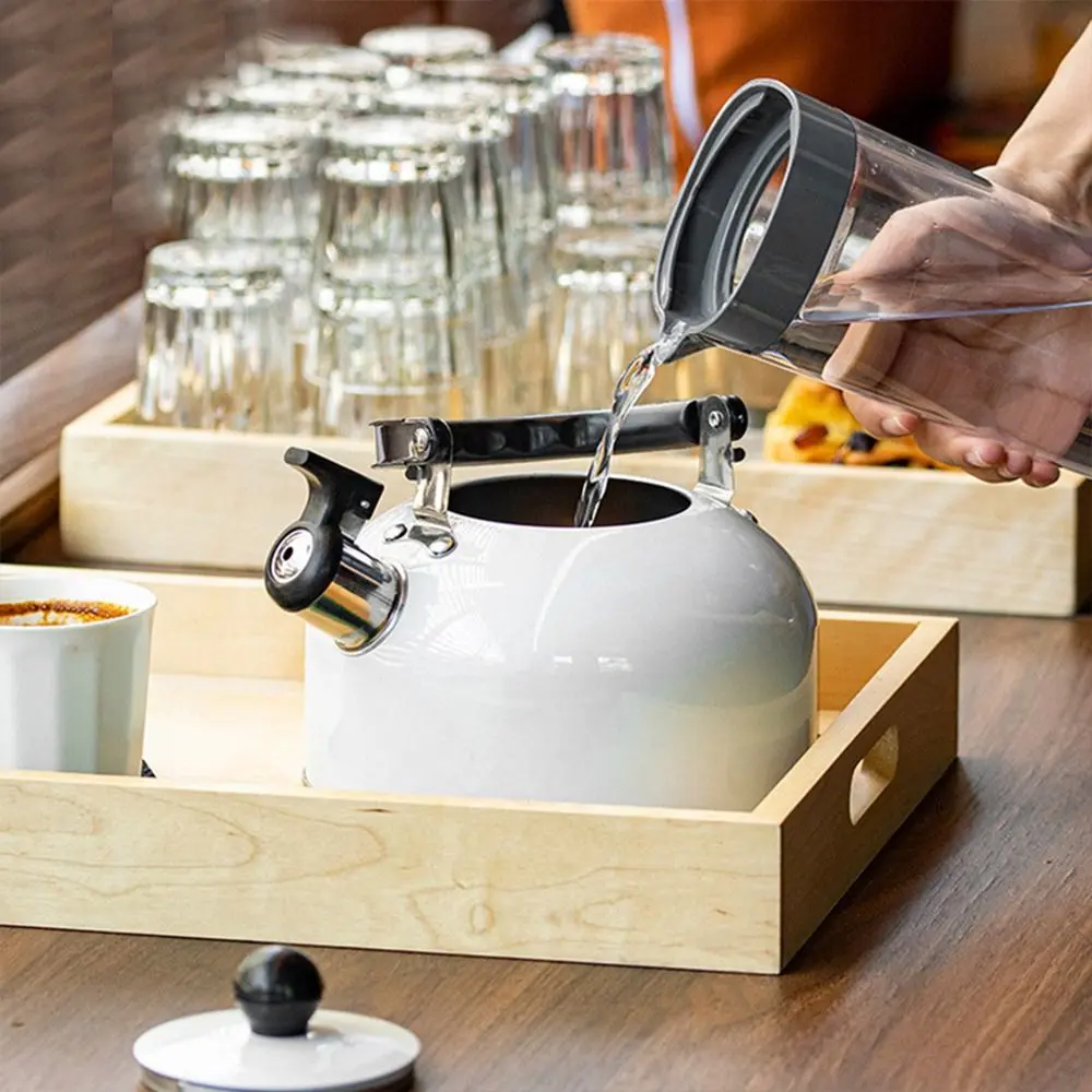 3L Whistle Kettle Electroplated Bronze Handle Whistle Coffee Tea Kettle Universal Gas Induction Cooker Kitchen Water Kettle