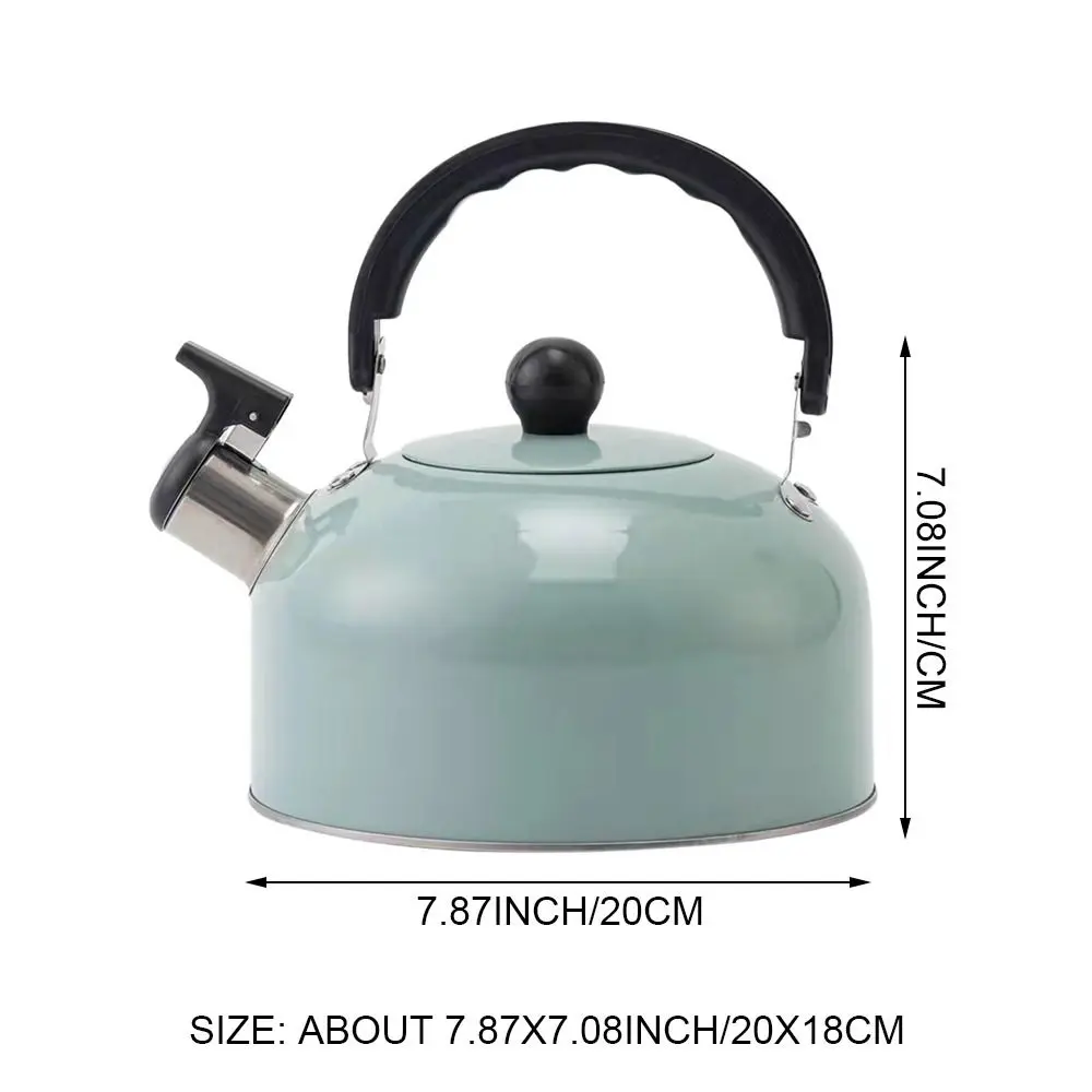 3L Whistle Kettle Electroplated Bronze Handle Whistle Coffee Tea Kettle Universal Gas Induction Cooker Kitchen Water Kettle