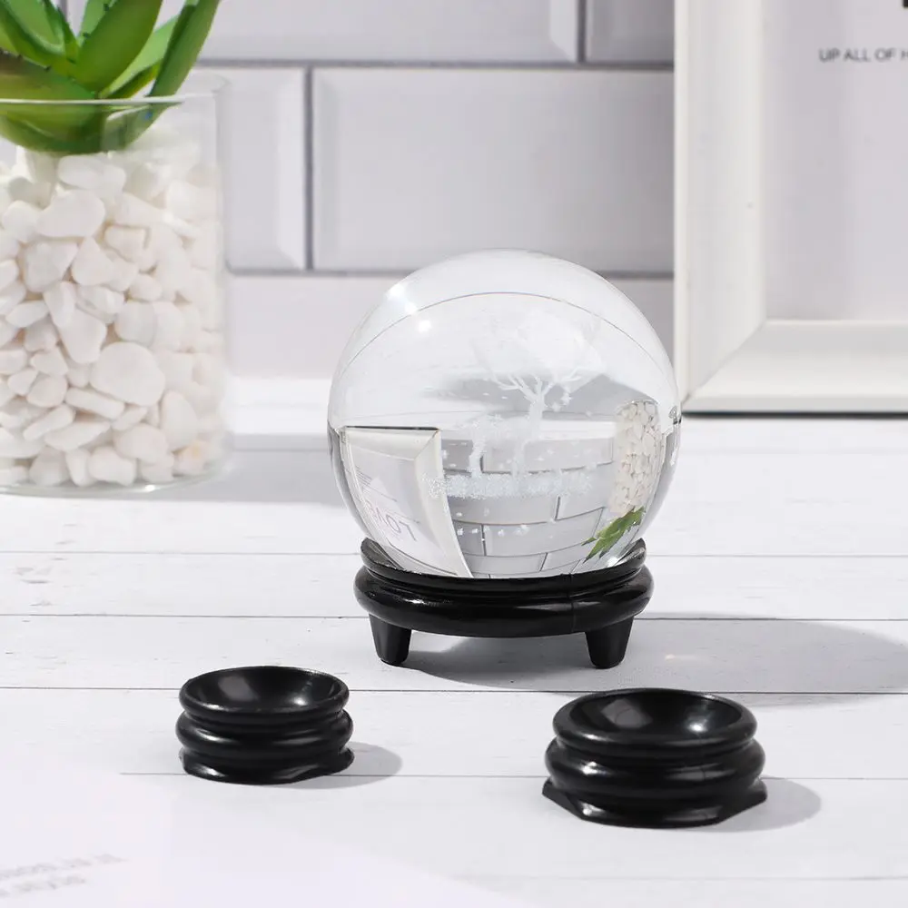 Crystal Ball Stand Display Holder Ball Base For Soccer Volley Ball Football Rugby Glass Sphere Stand