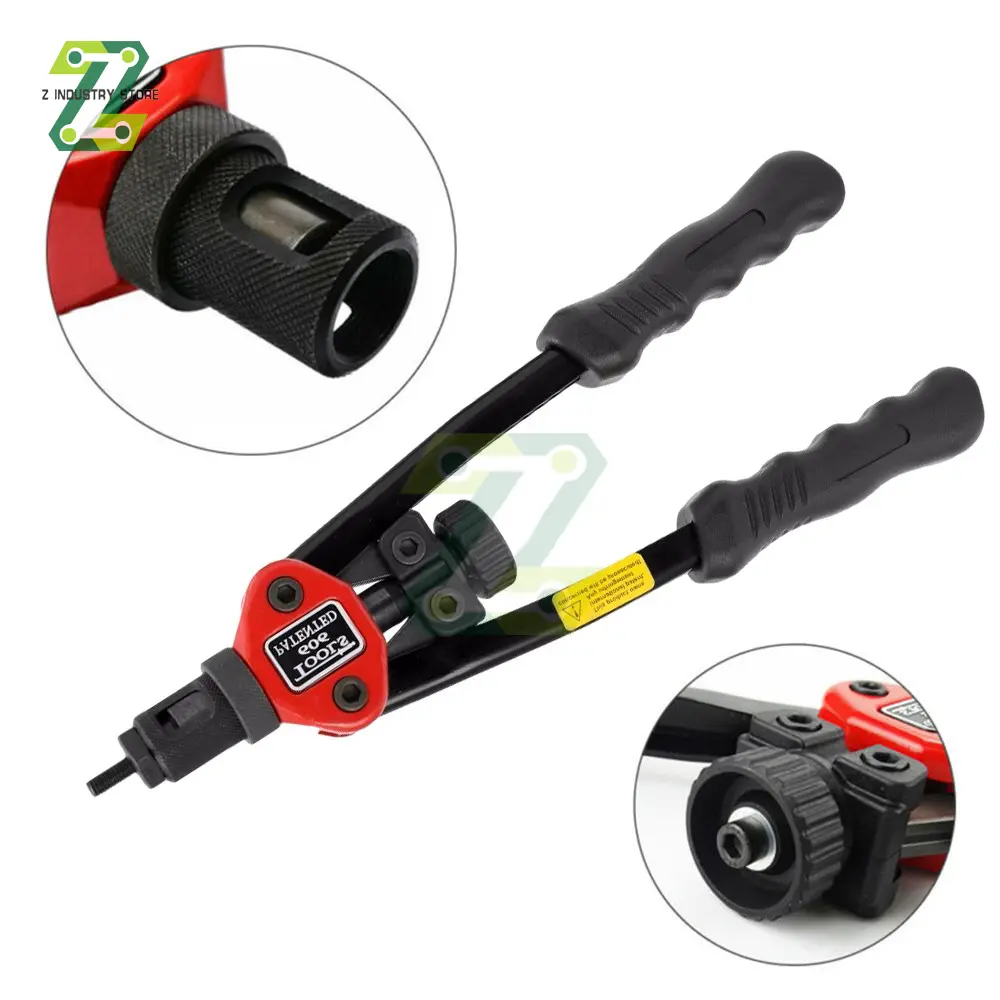 Riveter Gun Tool Hand Riveter Interchangeable Mandrel Insert Threaded Nut Rivet Drilling Rivet Tool M3-M12 Spare Part