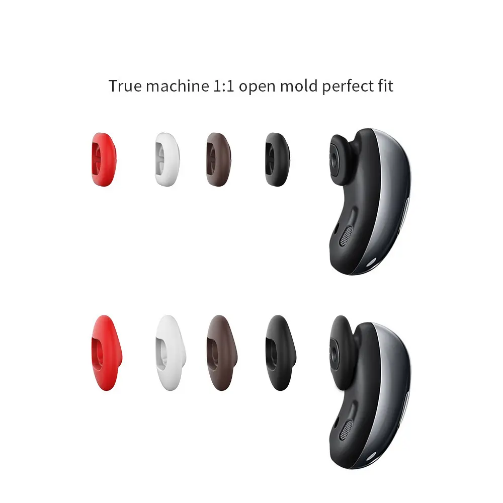 Earphone Silicone Case For Samsung Galaxy Buds Live R180 Ear Pads Cushion Bluetooth In-Ear Ear Caps Covers Earbuds Eartips