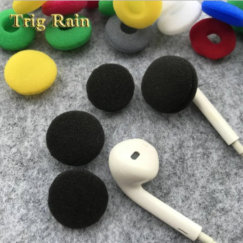 20pcs Ear Pads For Headphones Foam 18mm Sponge Bluetooth Earphones Replacement Earphone Earpads Covers MP3 MP4 Moblie Phone