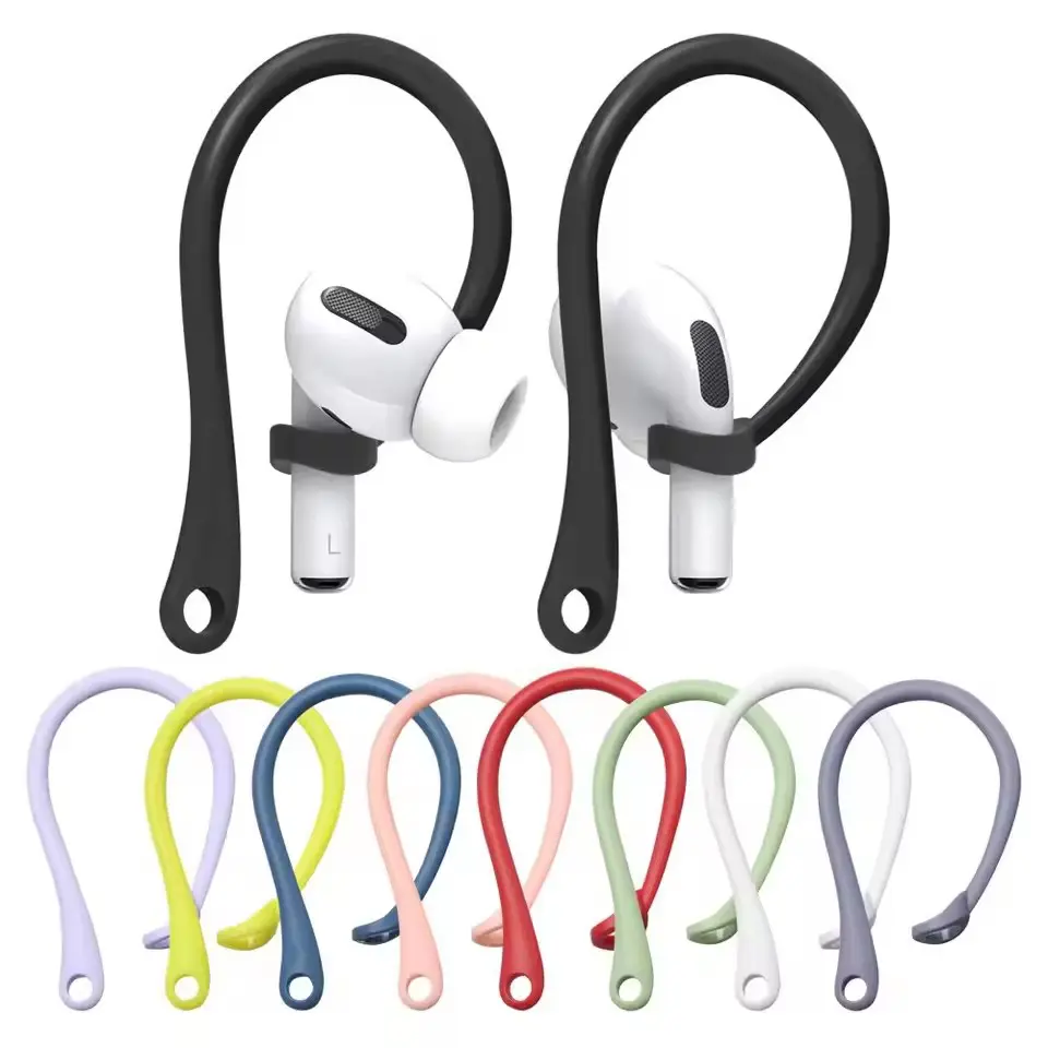 Silicone Bluetooth Earphone Ear Hooks for Airpods 1/2 Pro Earpods Loop Clip Headset Ear Hook Replacement Headphone Accessories