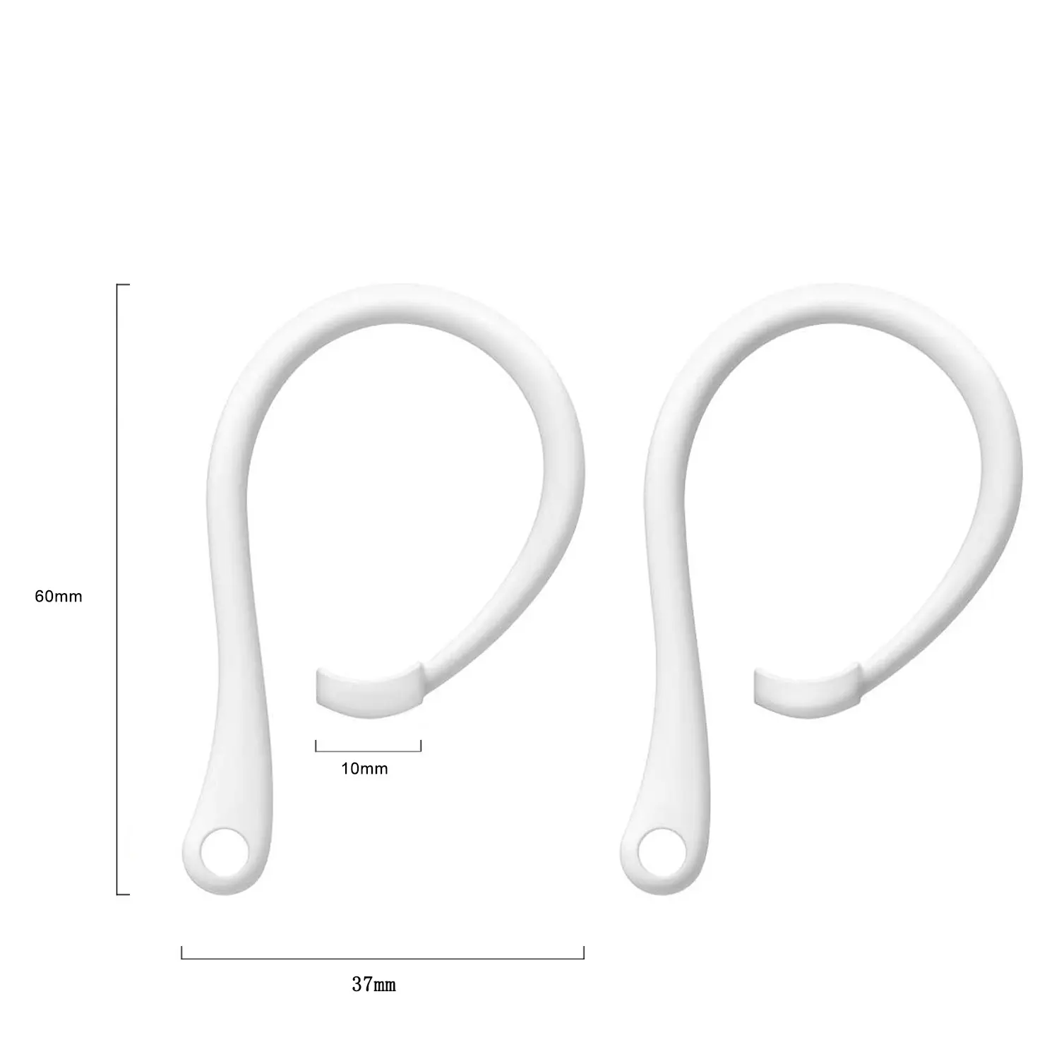 Silicone Bluetooth Earphone Ear Hooks for Airpods 1/2 Pro Earpods Loop Clip Headset Ear Hook Replacement Headphone Accessories