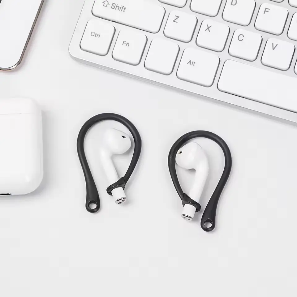 Silicone Bluetooth Earphone Ear Hooks for Airpods 1/2 Pro Earpods Loop Clip Headset Ear Hook Replacement Headphone Accessories