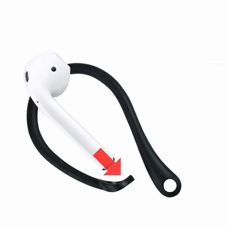 Silicone Bluetooth Earphone Ear Hooks for Airpods 1/2 Pro Earpods Loop Clip Headset Ear Hook Replacement Headphone Accessories