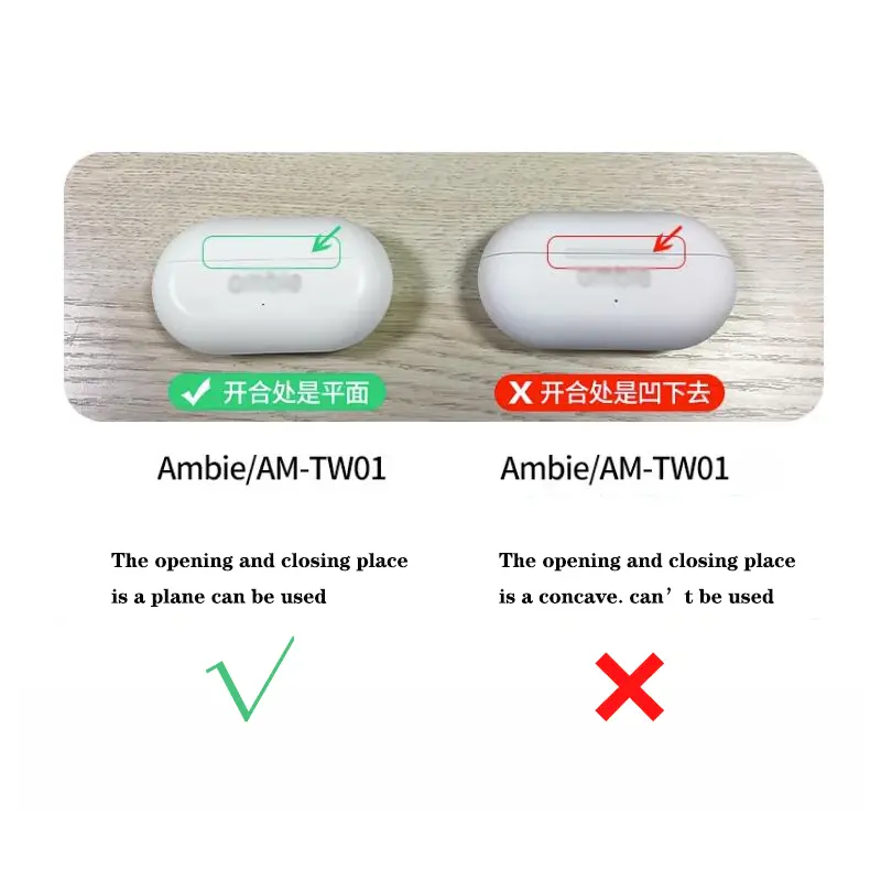 Silicone Earphone Case For Sony Ambie Sound Earcuffs AM-TW01 Earpads Ear Caps In-Ear Covers Tips Eartips Ear Buds Cups